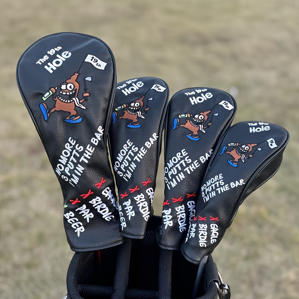 Golf Driver - 1 szt./4 szt. Pokrowce na kije